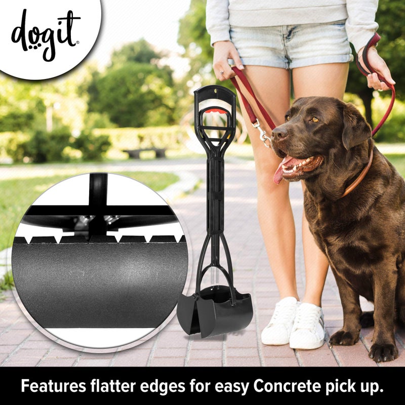Dogit Jawz Dog Waste Scooper, Dog Pooper Scooper for Easy Pavement Pick Up, D128 - Image 5